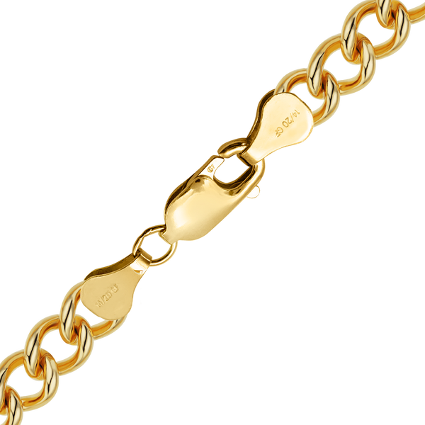 Finished Light Round Curb Bracelet in 14K Gold-Filled (3.50 mm - 10.80 mm)