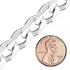 Bulk / Spooled Classic Curb Chain in Sterling Silver (0.90 mm - 11.00 mm)