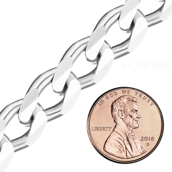 Bulk / Spooled Classic Curb Chain in Sterling Silver (0.90 mm - 11.00 mm)