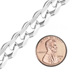 Bulk / Spooled Classic Curb Chain in Sterling Silver (0.90 mm - 11.00 mm)