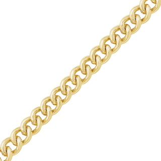 Bulk / Spooled Heavy Round Curb Chain in 14K Gold-Filled (1.50 mm - 6.50 mm)