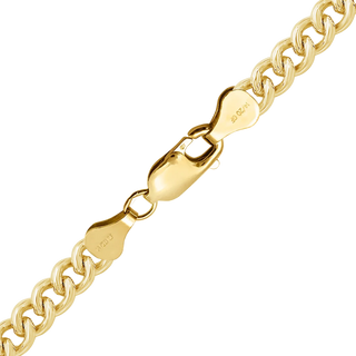 Finished Round Tall Curb Bracelet in 14K Gold-Filled (1.50 mm - 6.50 mm)