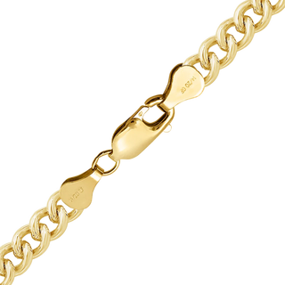 Finished Round Tall Curb Necklace in 14K Gold-Filled (1.50 mm - 6.50 mm)