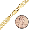 Finished Round Tall Curb Bracelet in 14K Gold-Filled (1.50 mm - 6.50 mm)