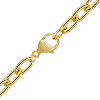 Carolina's Elongated Cable in 14K Yellow Gold