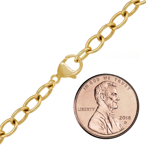 Carolina's Normal CLR Chain in 14K Yellow Gold