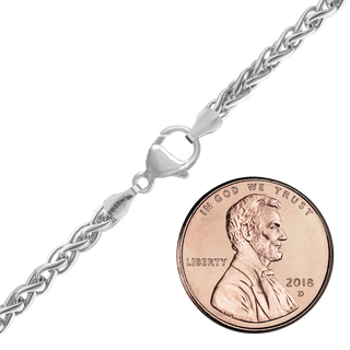 Carolina WR Chain in Sterling Silver