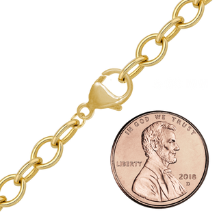 Carolina's 5.6 mm CLR Chain with Jump Rings in 14K Yellow Gold