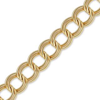 Bulk / Spooled Charm Bracelet Chain in 14K Gold-Filled (4.80 mm)