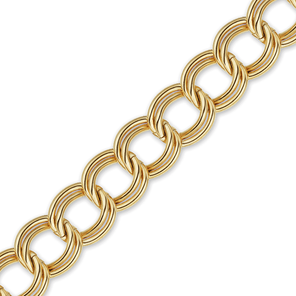 Bulk / Spooled Charm Bracelet Chain in 14K Gold-Filled (4.80 mm)