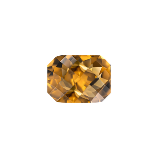 Emerald Shape Citrine - November Birthstones