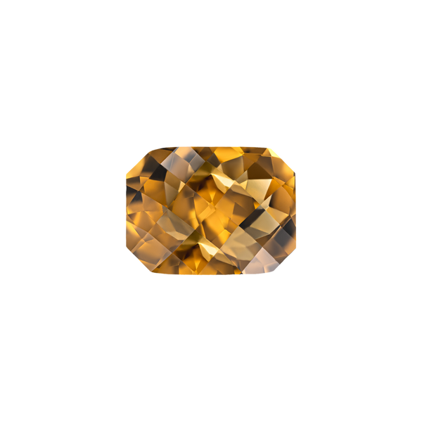 Emerald Shape Citrine - November Birthstones