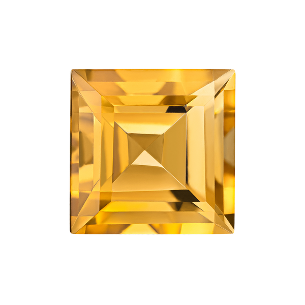 Square Citrine - November Birthstones