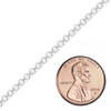 Bulk / Spooled Classic Bizmark Chain in Sterling Silver (1.90 mm - 5.60 mm)