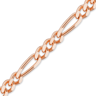 Bulk / Spooled Classic Figaro Chain in 14K Pink Gold (1.50 mm - 1.80 mm)