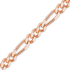 Bulk / Spooled Classic Figaro Chain in 14K Pink Gold (1.50 mm - 1.80 mm)