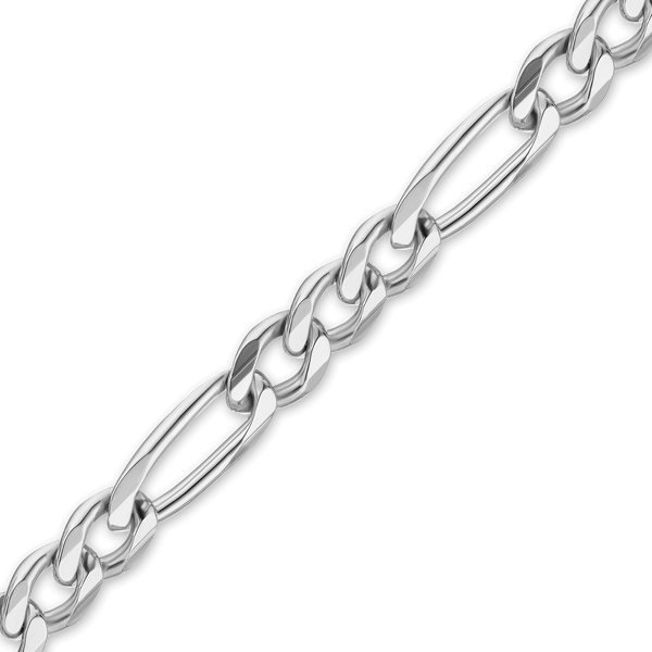 Bulk / Spooled Classic Figaro Chain in 14K White Gold (1.50 mm - 2.25 mm)