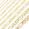 Bulk / Spooled Classic Figaro Chain in 14K Yellow Gold (1.50 mm - 11.50 mm)