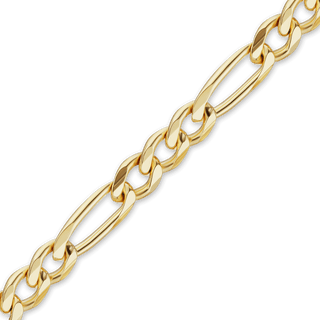 Bulk / Spooled Classic Figaro Chain in 14K & 18K Yellow Gold (1.50 mm - 11.50 mm)