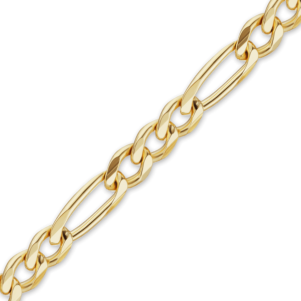 Bulk / Spooled Classic Figaro Chain in 14K Yellow Gold (1.50 mm - 11.50 mm)