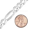 Bulk / Spooled Classic Figaro Chain in Sterling Silver (1.30 mm - 11.00 mm)