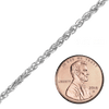 Bulk / Spooled Classic Wheat Chain in Sterling Silver (2.40 mm - 4.00 mm)
