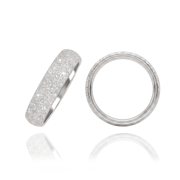 Sterling Silver Comfort Fit Wedding Bands (2.0 mm - 8.0 mm)