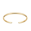 Domed Wire Cuff Bracelet in 14K Gold