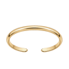 Domed Wire Cuff Bracelet in 14K Gold
