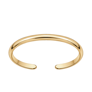 Domed Wire Cuff Bracelet in 14K Gold