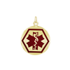 Medical Alert Charm in Sterling Silver (3/8 inch - 1 inch)