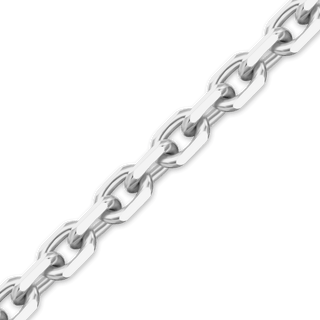 Bulk / Spooled Diamond Cut Cable Chain in Sterling Silver (0.80 mm - 7.50 mm)