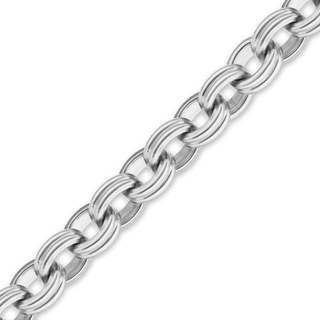 Bulk / Spooled Double Cable Chain in Sterling Silver (6.40 mm - 10.80 mm)