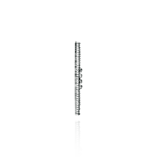 Strip Illusion Settings for 2 Round Stones (14.50 x 3.00 mm)