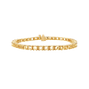 4 Prong Round Tennis Bracelet in 14K Gold (.20 ct / 3.8 mm)