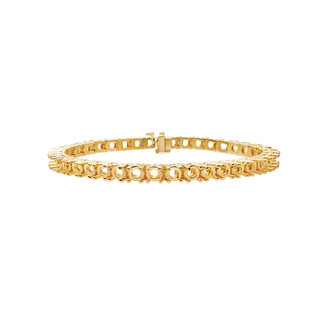 4 Prong Tennis Bracelet in 14K Gold (.25 ct / 4.1 mm)