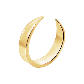 Flat Claw Ring in 14K Gold