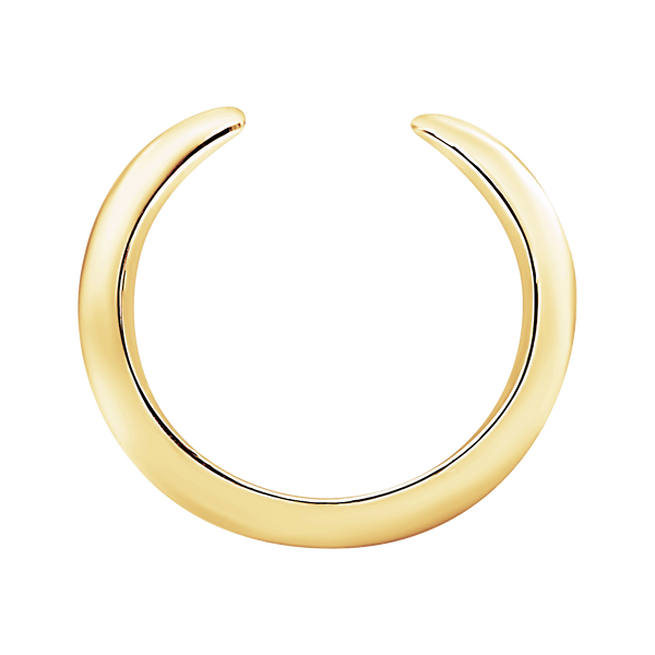 Domed Claw Ring in 14K Gold