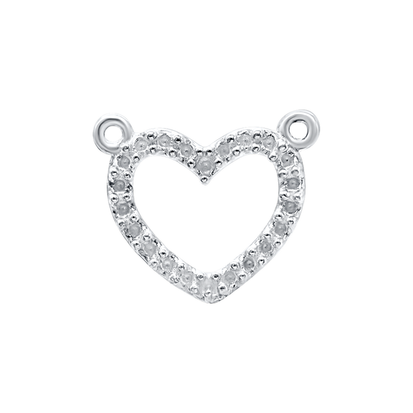 Heart Mounting in 14K Gold (9 x 11 mm)