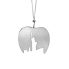 Statue of Liberty Apple Necklace in Sterling Silver (31 x 26 mm)