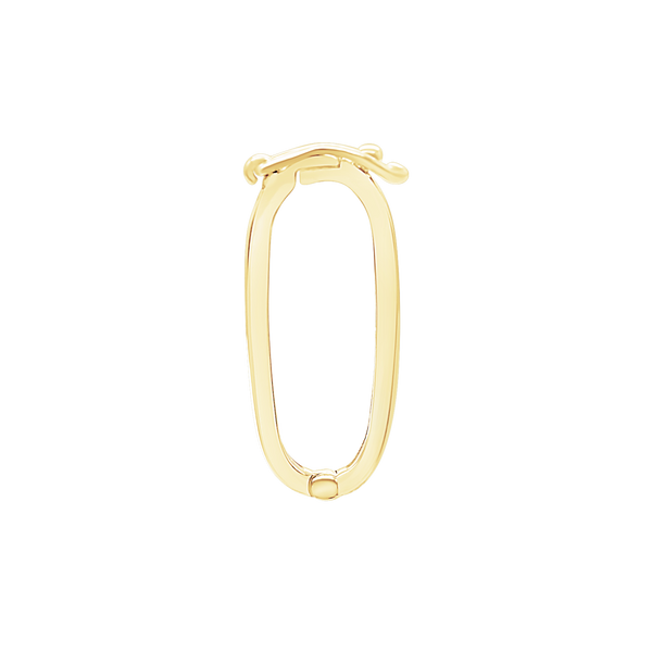 Plain Chain Connectors / Charm Hangers / Carabiners with Figure Eight Clasp (7.2 x 15.4 mm - 7.7 x 18.4 mm)