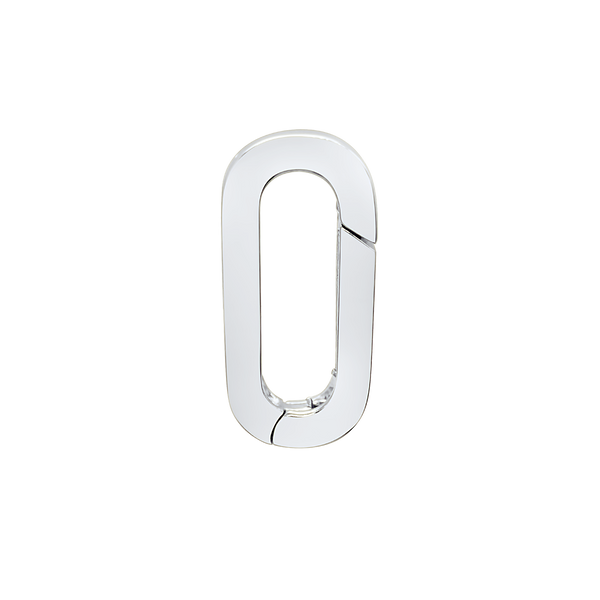 Oval Open In Chain Connectors / Charm Hangers / Carabiners (10.9 x 23 mm)