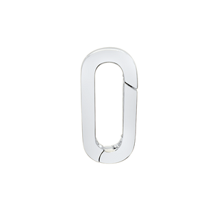 Oval Open In Chain Connectors / Charm Hangers / Carabiners (10.9 x 23 mm)