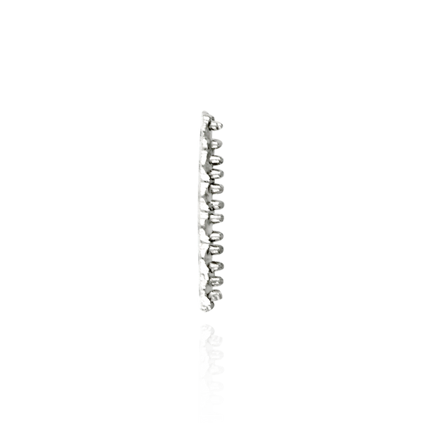 Double Strip Setting for 12 Round Stones (16.80 x 7.20 mm - 18.30 x 7.20 mm)