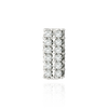 Double Strip Setting for 12 Round Stones (16.80 x 7.20 mm - 18.30 x 7.20 mm)