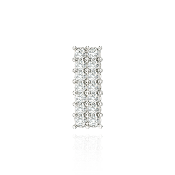 Double Strip Setting for 14 Round Stones (19.00 x 7.00 mm - 21.70 x 7.00 mm)