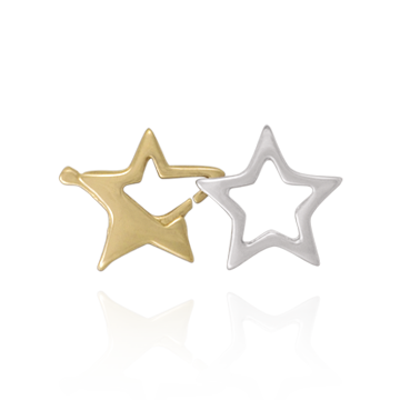 Double Star Trigger Clasps (11.5 x 22.5 mm)
