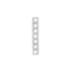 Strip Settings for 7 Round Stones (16.50 x 3.30 mm - 25.50 x 5.00 mm)