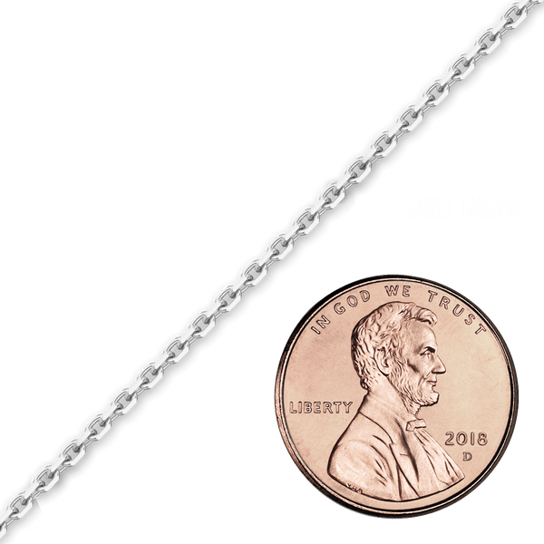 Bulk / Spooled Diamond Cut Cable Chain in Sterling Silver (0.80 mm - 7.50 mm)