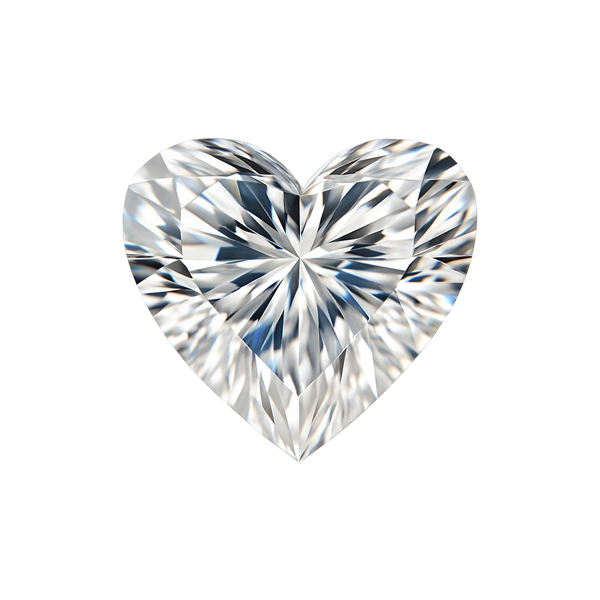 Heart Natural Diamond - April Birthstones